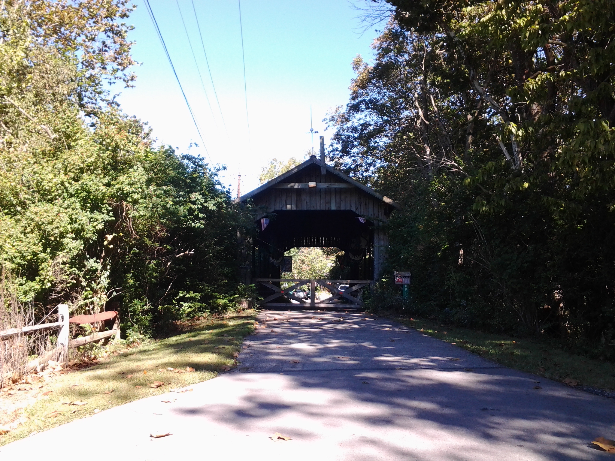 Abandonded House Covered Bridge along Little Miami River Kings Mills Rd (1)